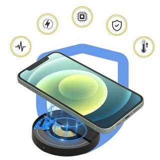 Akashi  Chargeur Sans Fil 10W Design Rond Akashi 