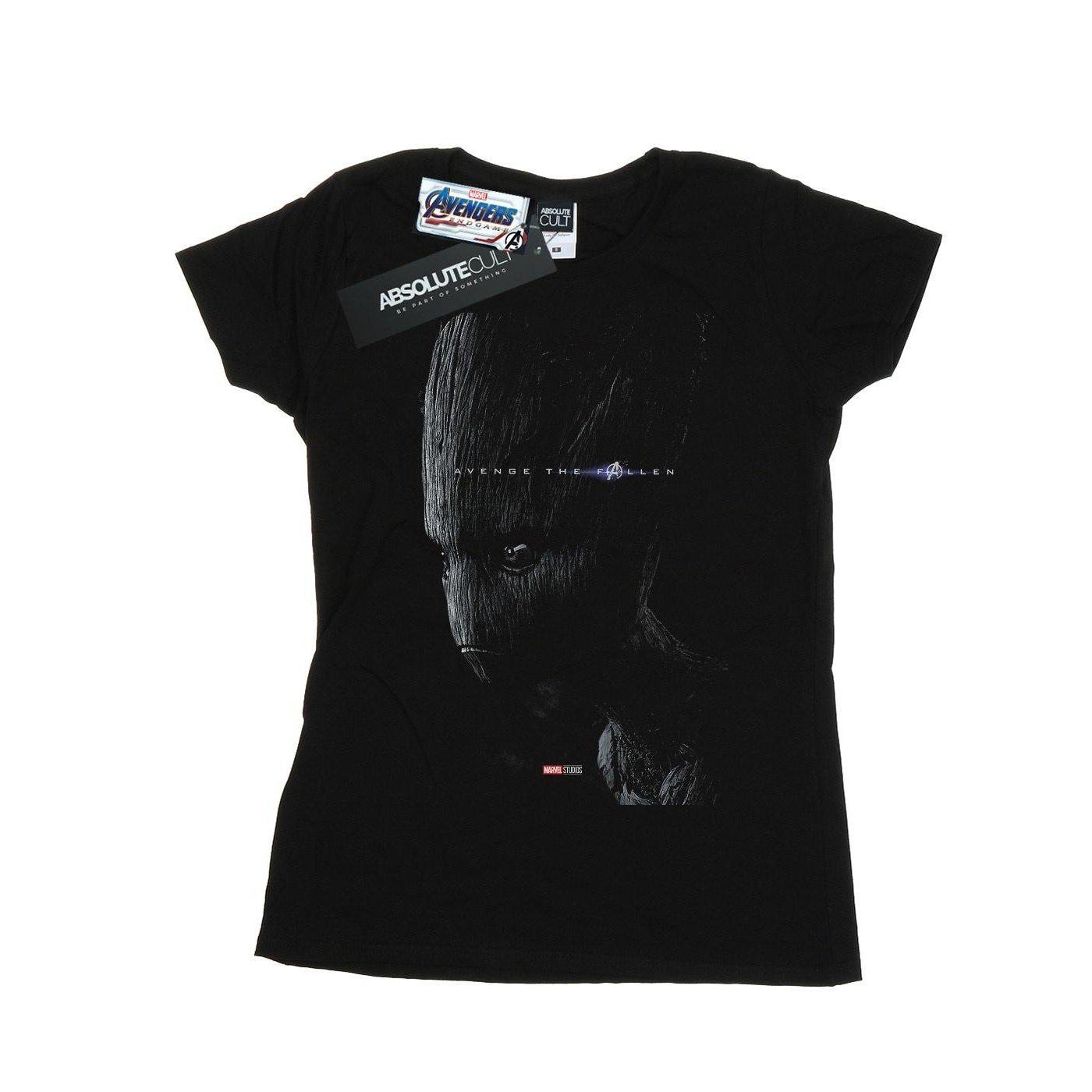Image of Avengers Endgame Avenge The Fallen Groot Tshirt Damen Schwarz L