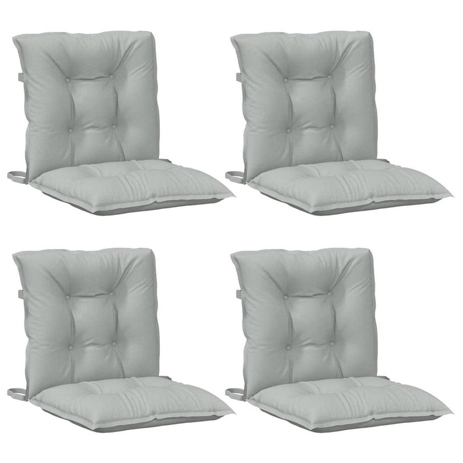 VidaXL Gartenstuhlauflage für niedriglehner gewebe  