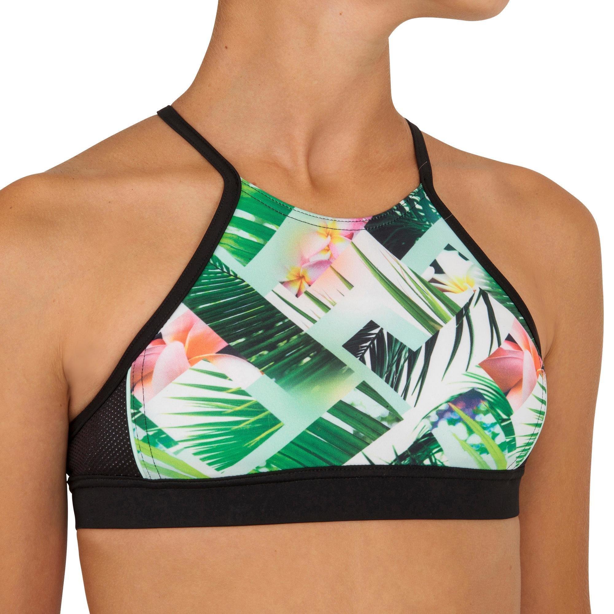 Bikini-Oberteil Bustier Surfen Baha 900 Shibo Mädchen, OLAIAN