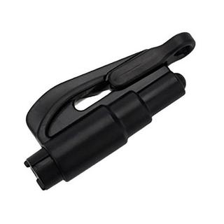 eStore  Mini martello di emergenza con coltello - nero 