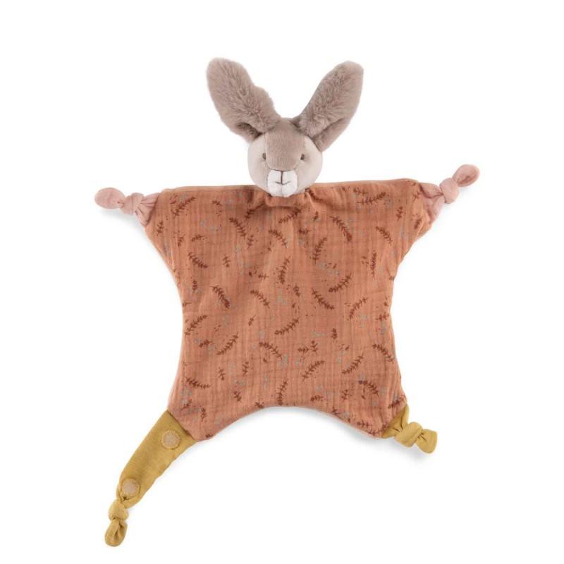 Moulin Roty  Doudou lapin couleur argile, Trois Petits Lapins, Moulin Roty 