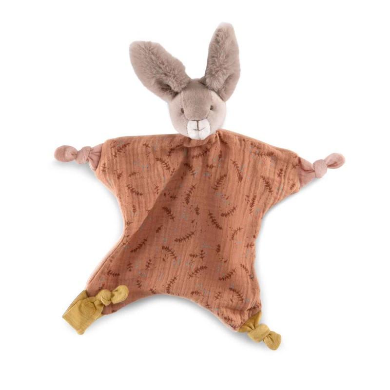 Moulin Roty  Doudou lapin couleur argile, Trois Petits Lapins, Moulin Roty 