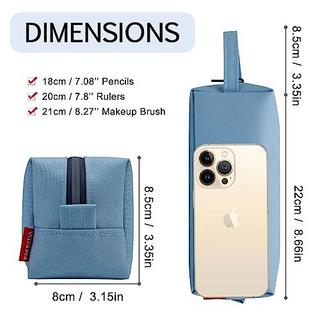 Only-bags.store Trousse à crayons vintage pour bureau université  