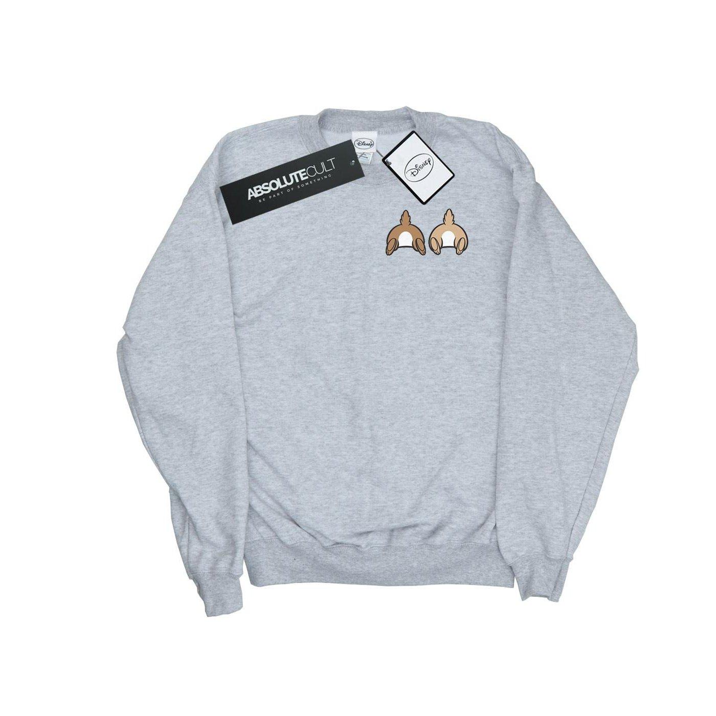 Image of Chip N Dale Backside Breast Print Sweatshirt Unisex Grau 128
