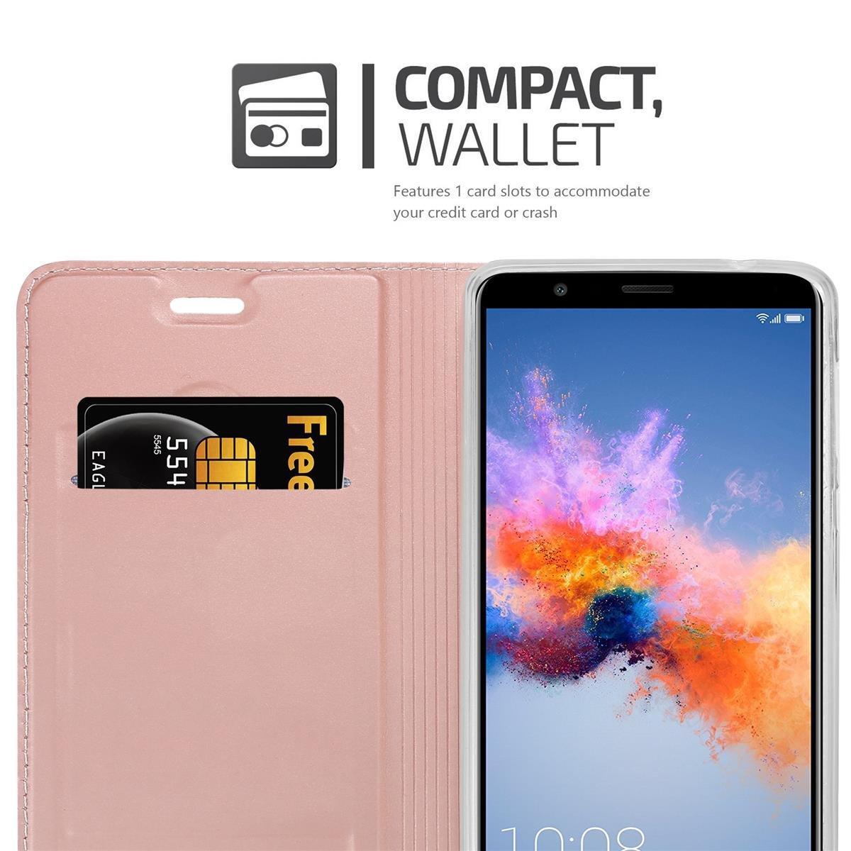 Cadorabo  Housse compatible avec Honor 7X - Coque de protection avec fermeture magnétique, fonction de support et compartiment pour carte 