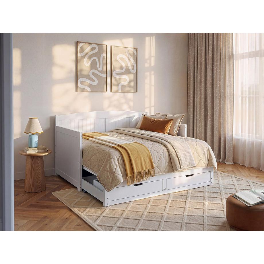 Vente-unique Sofabett kiefer  