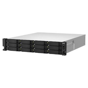 TS-h1887XU-RP NAS Armadio (2U) Collegamento ethernet LAN Nero, Bianco E-2334