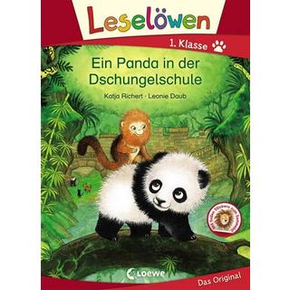 Leselöwen 1. Klasse - Ein Panda in der Dschungelschule Katja Richert Gebundene Ausgabe 