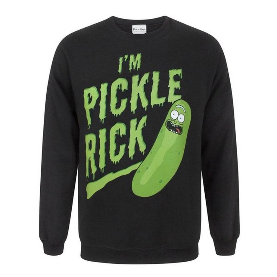Rick And Morty Pickle Rick Rundhals-Sweatshirt  