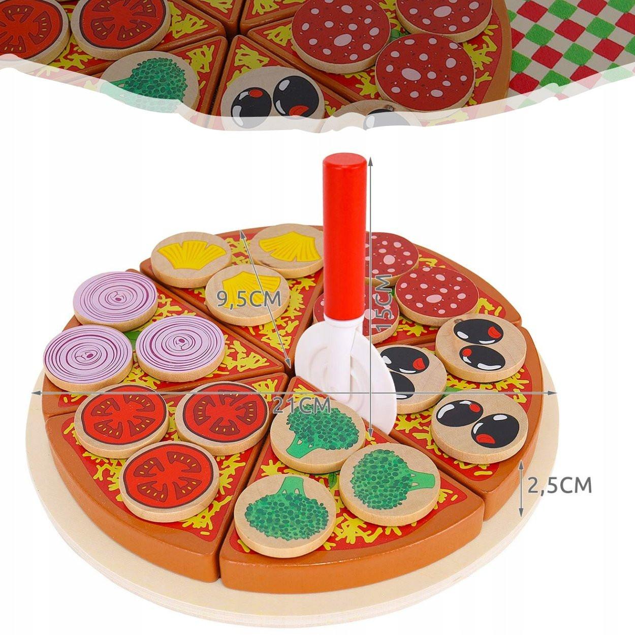 Gameloot  Set per pizza con velcro 