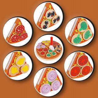 Gameloot  Set per pizza con velcro 