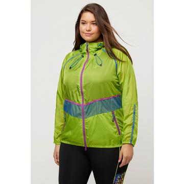 Veste technique déperlante, avec capuche et fermeture Éclair à double sens