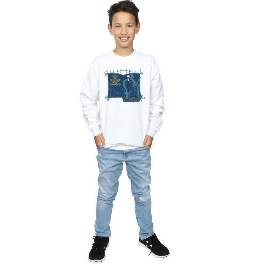 Disney  Nightmare Before Christmas Jack And The Well Sweatshirt 