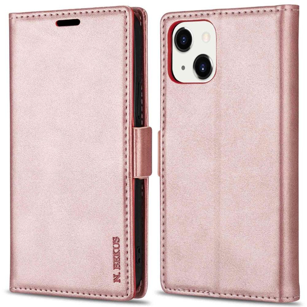 Cover-Discount  iPhone 14 Plus - N.BEKUS Flip Case Hülle 