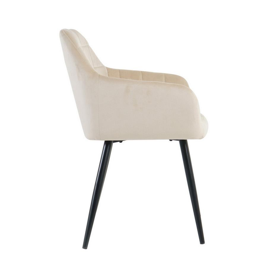 mutoni Chaise Sonar beige (lot de 2)  