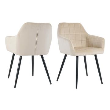 Chaise Sonar beige (lot de 2)