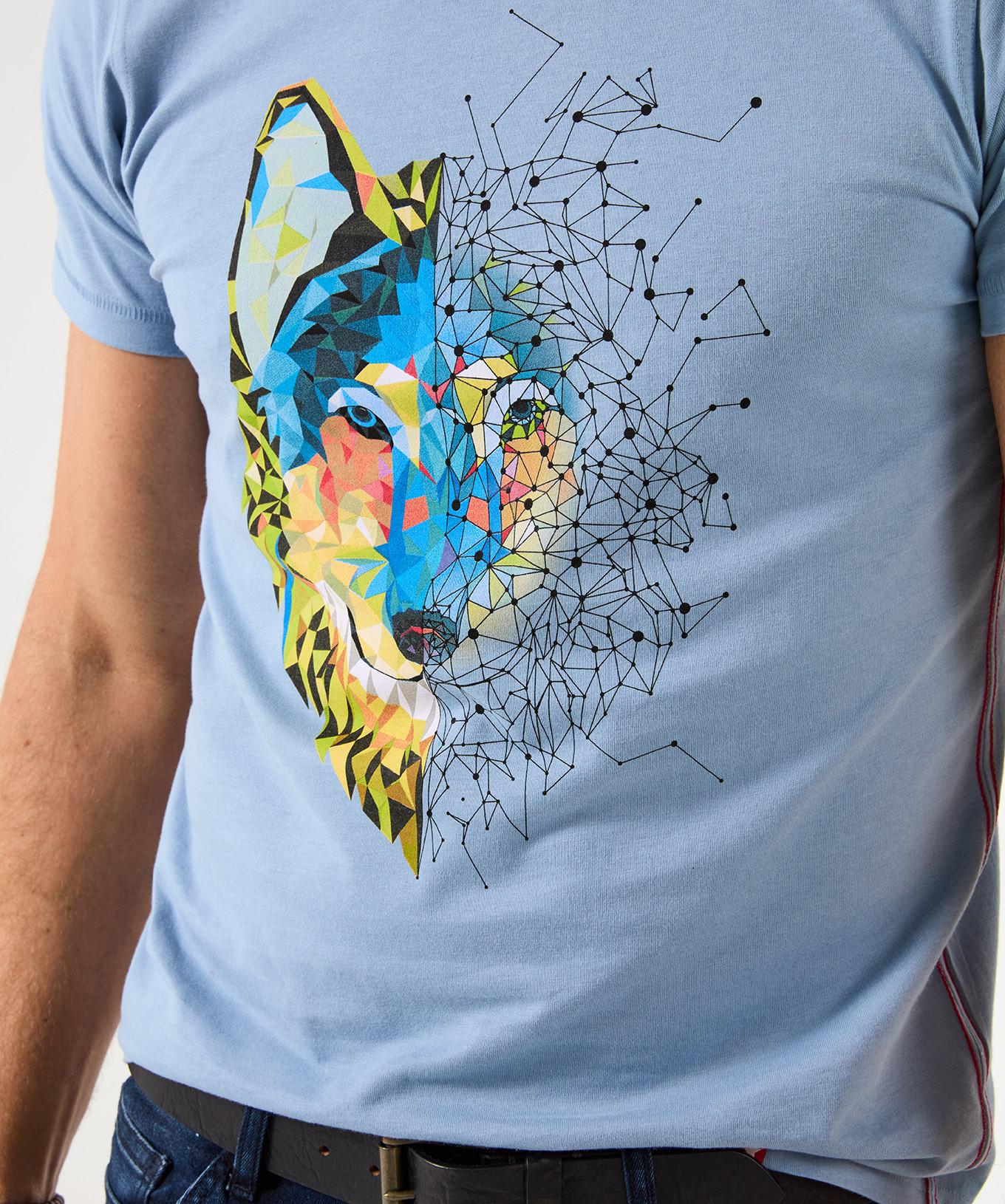 Joe Browns T-Shirt Col Rond Imprimé Loup Contrasté  