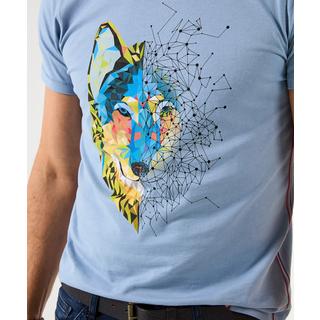 Joe Browns T-Shirt Col Rond Imprimé Loup Contrasté  