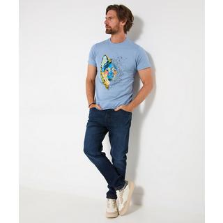 Joe Browns T-Shirt Col Rond Imprimé Loup Contrasté  