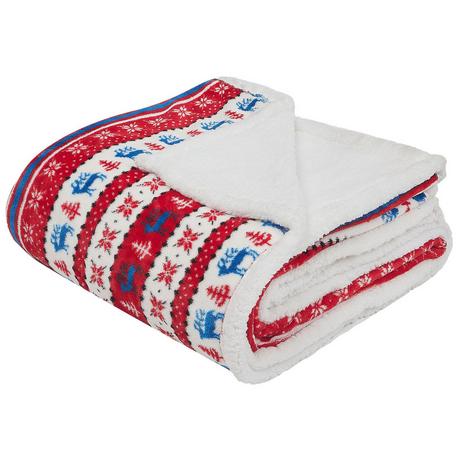 Beliani REKA Couverture Polaire Classique Polyester  