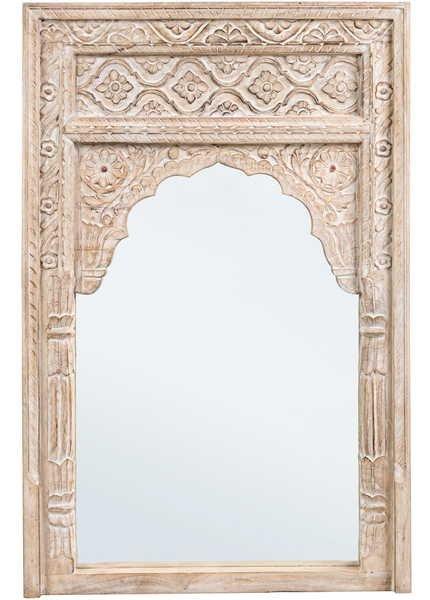 Image of Spiegel Nawal mit Mangoholzrahmen 80x120 Spiegel Nawal mit Mangoholzrahmen 80x120