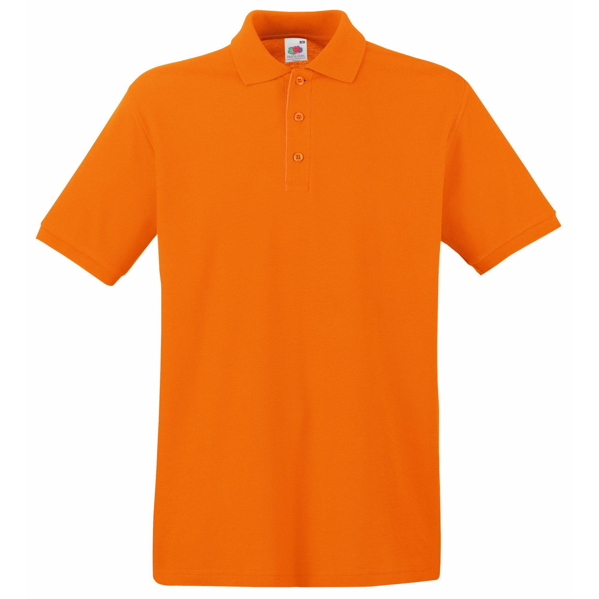 Image of Premium Poloshirt, Kurzarm Herren Orange L
