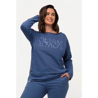 Ulla Popken  Felpa loungewear morbida con scollo a girocollo e maniche lunghe 