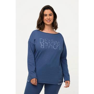 Felpa loungewear morbida con scollo a girocollo e maniche lunghe