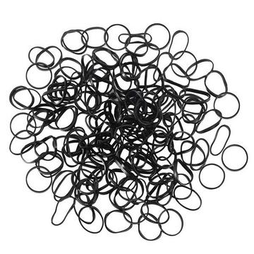 500x Haargummis, Kunststoff