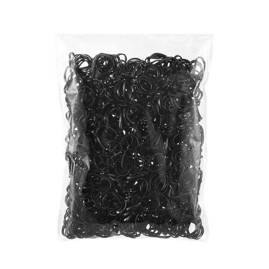 B2X  500 elastici per capelli, plastica 