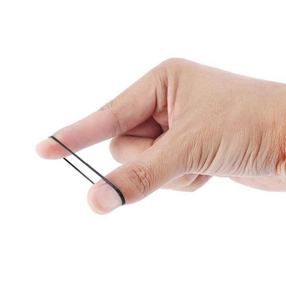 B2X  500 elastici per capelli, plastica 