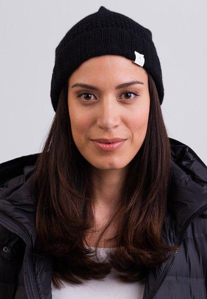 CASH-MERE.CH Kaschmir Mütze mit Bommel  