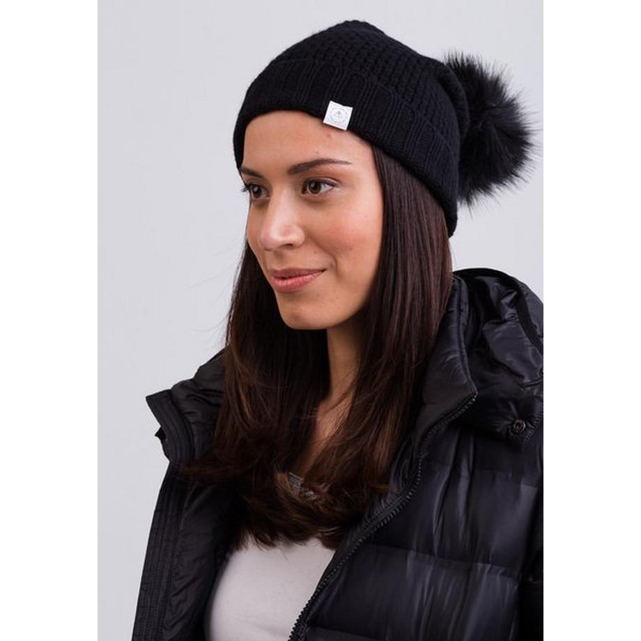 CASH-MERE.CH Berretto Cashmere con Pompon  