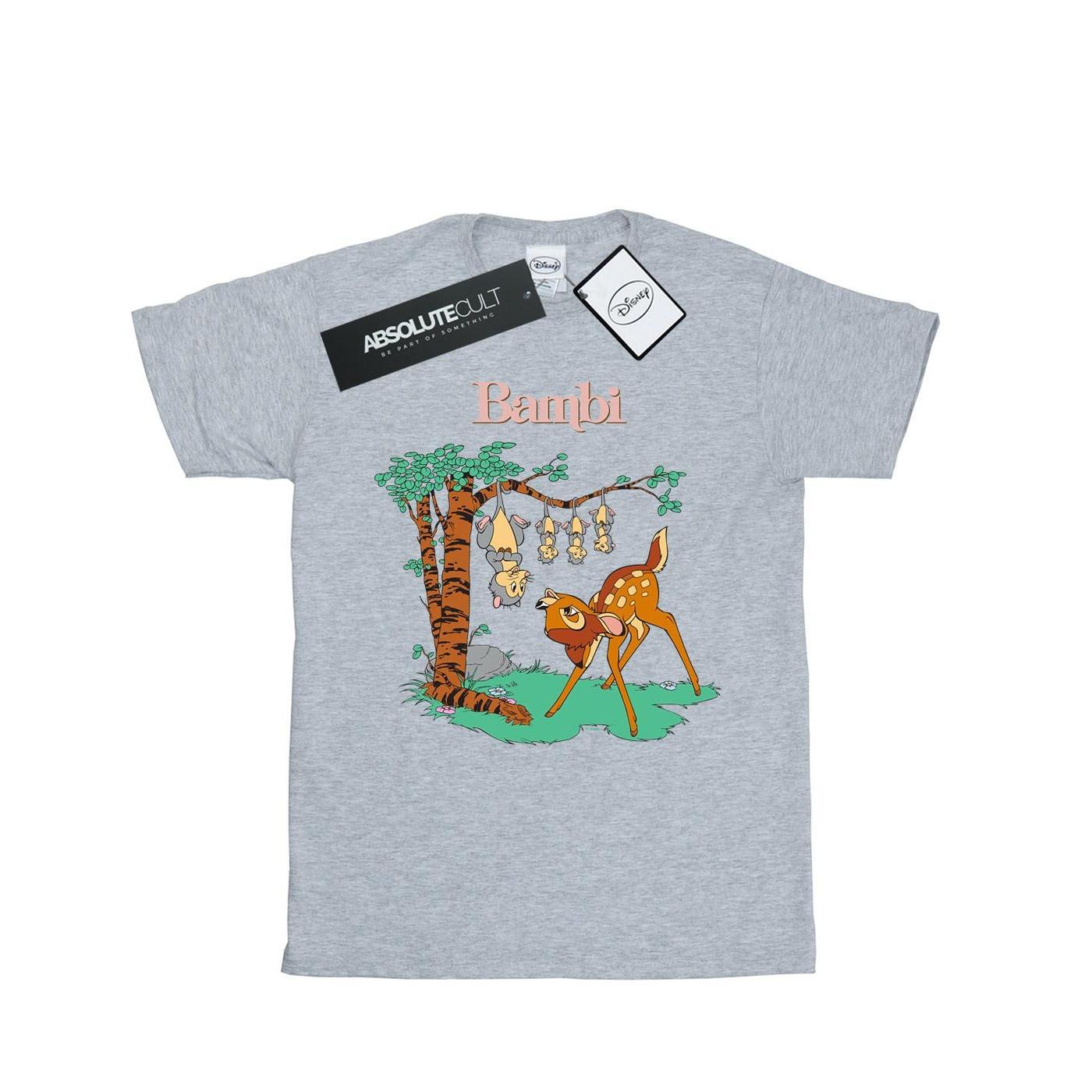 Image of Bambi Tilted Up Tshirt Unisex Grau 116