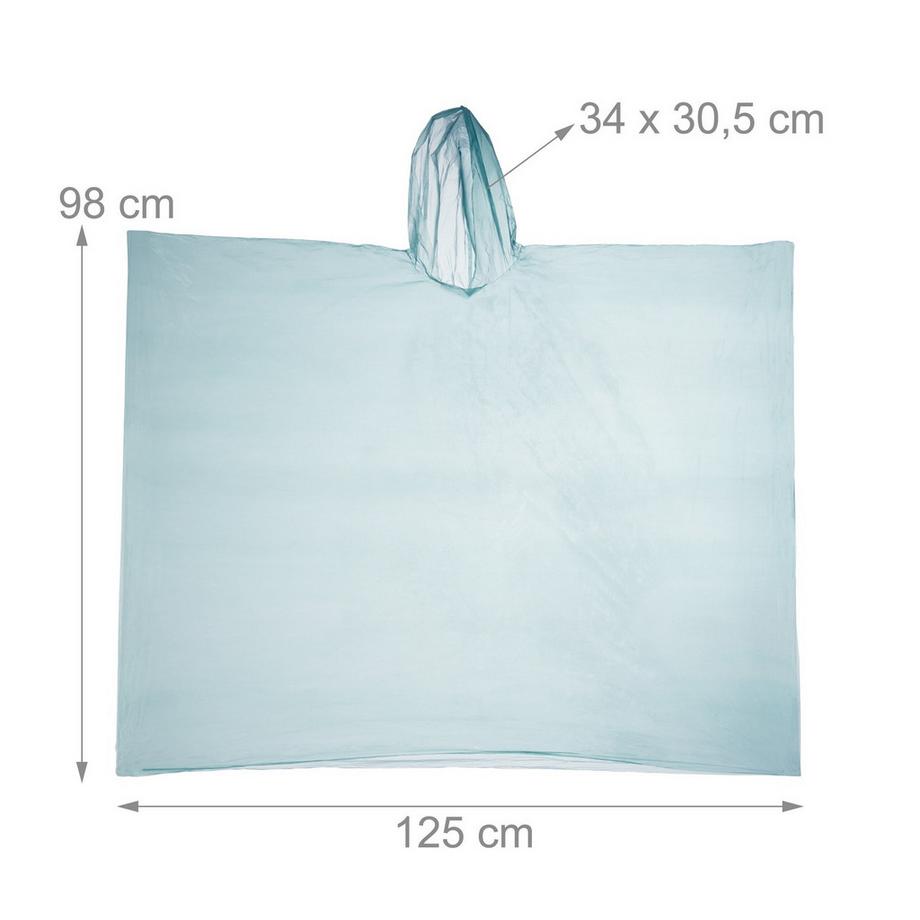 Northix  Einweg-Regenponcho, 20er-Set 