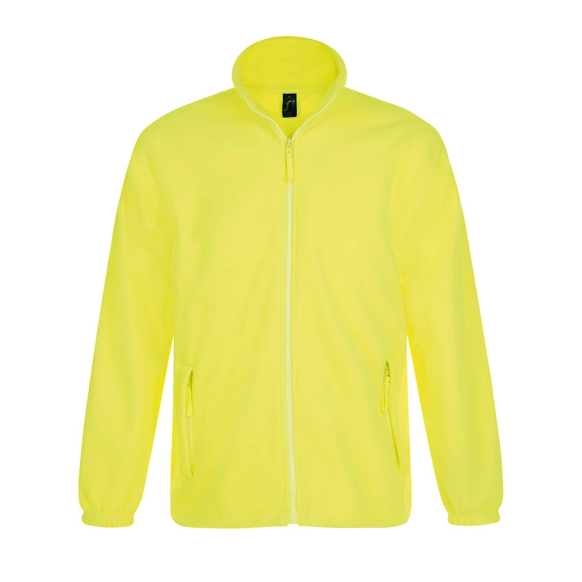 Image of Outdoor Fleece Jacke North Herren Gelb 3XL