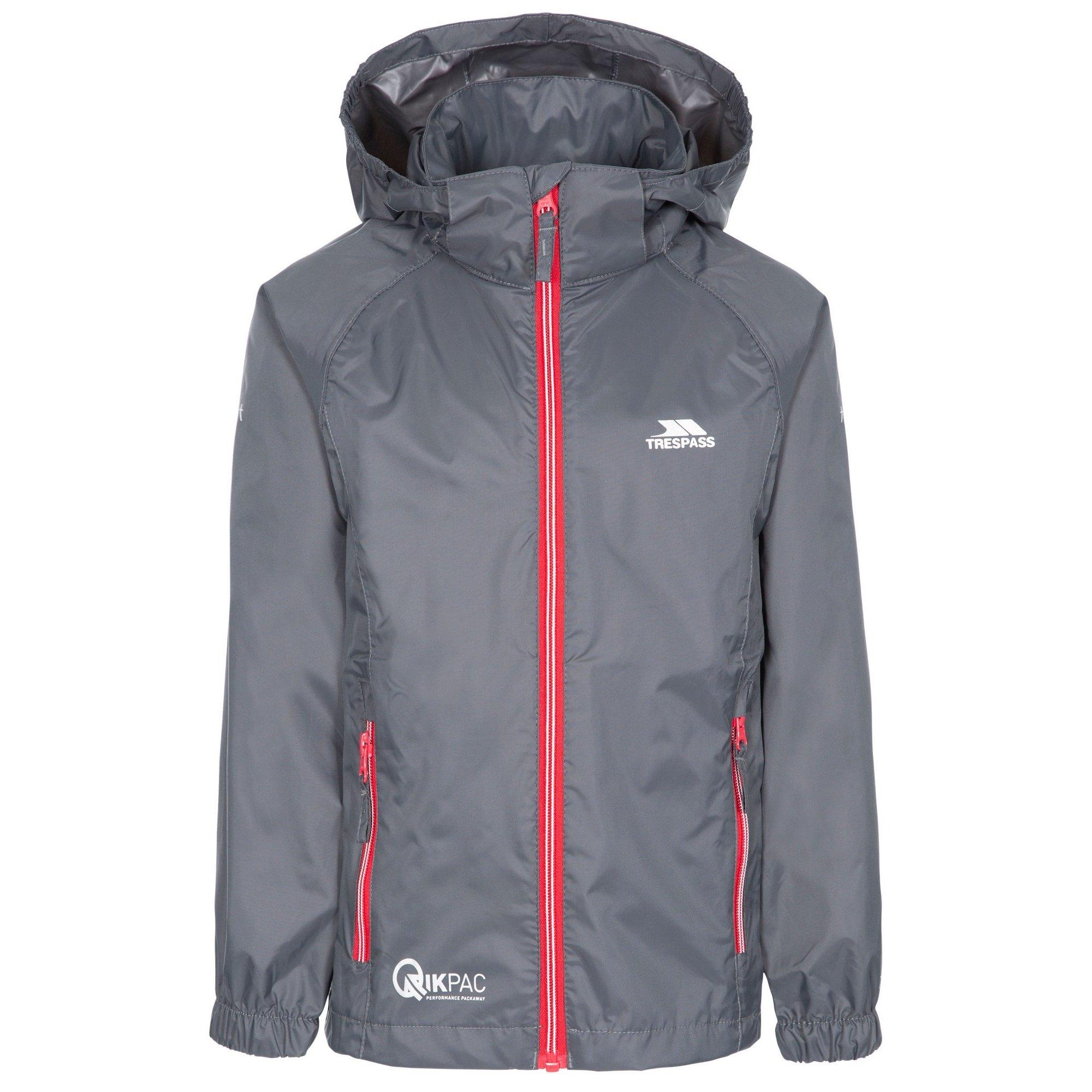 Image of Regenjacke Qikpac X Unisex Taubengrau 128
