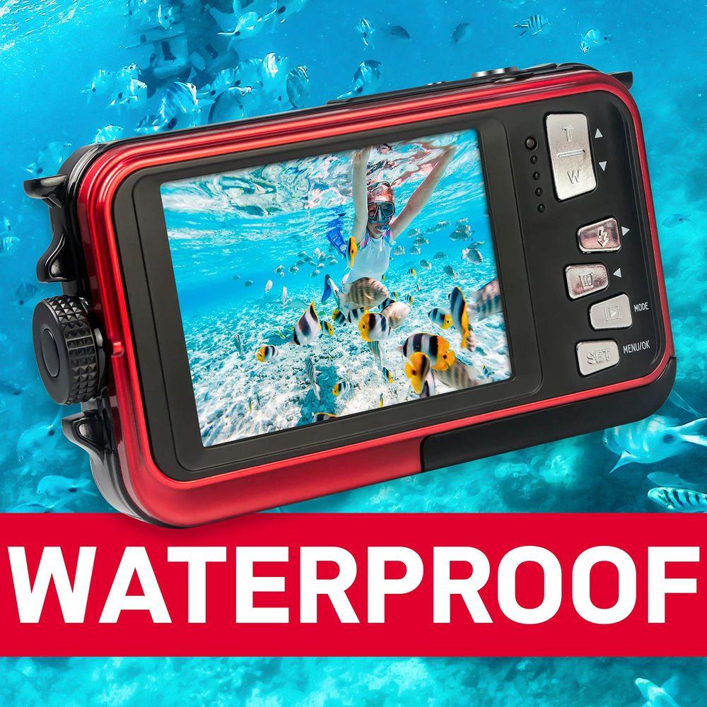 Agfaphoto  AGFA Digitalkamera WP8000 CMOS WP 24MP Rot Full HD 