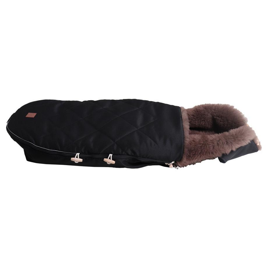 Kaiser  Lammfell Fusssack Toffee black 