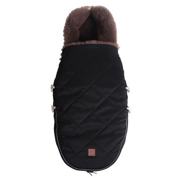 Lammfell Fusssack Toffee black