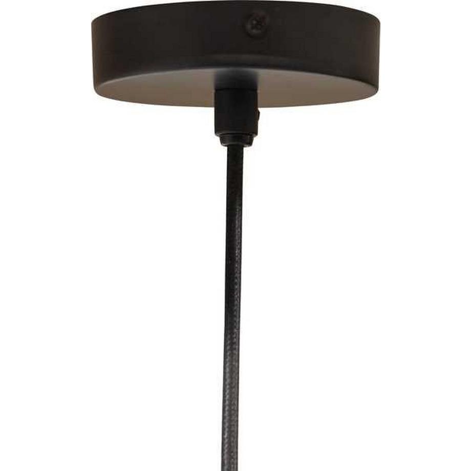 mutoni Lampe à suspension Tirsa métal laiton noir  