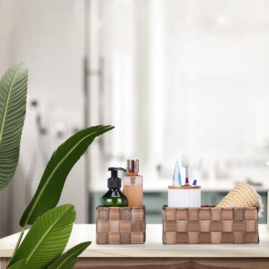 Northix Set di 8 cestini portaoggetti in plastica  