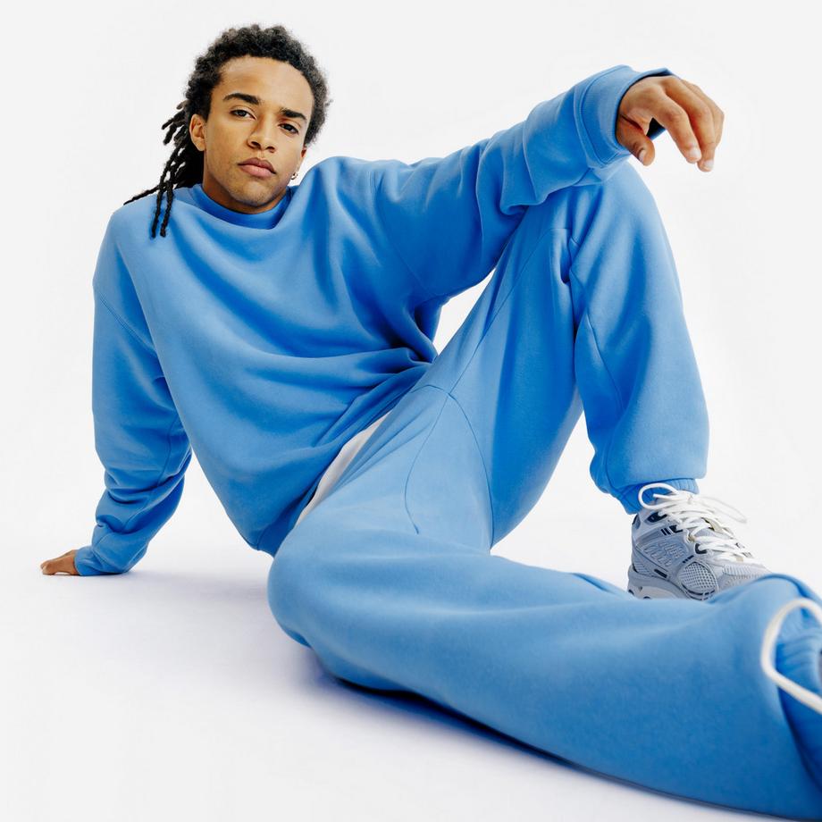 DECATHLON Sweat-shirt Oversized Col Rond Coton  