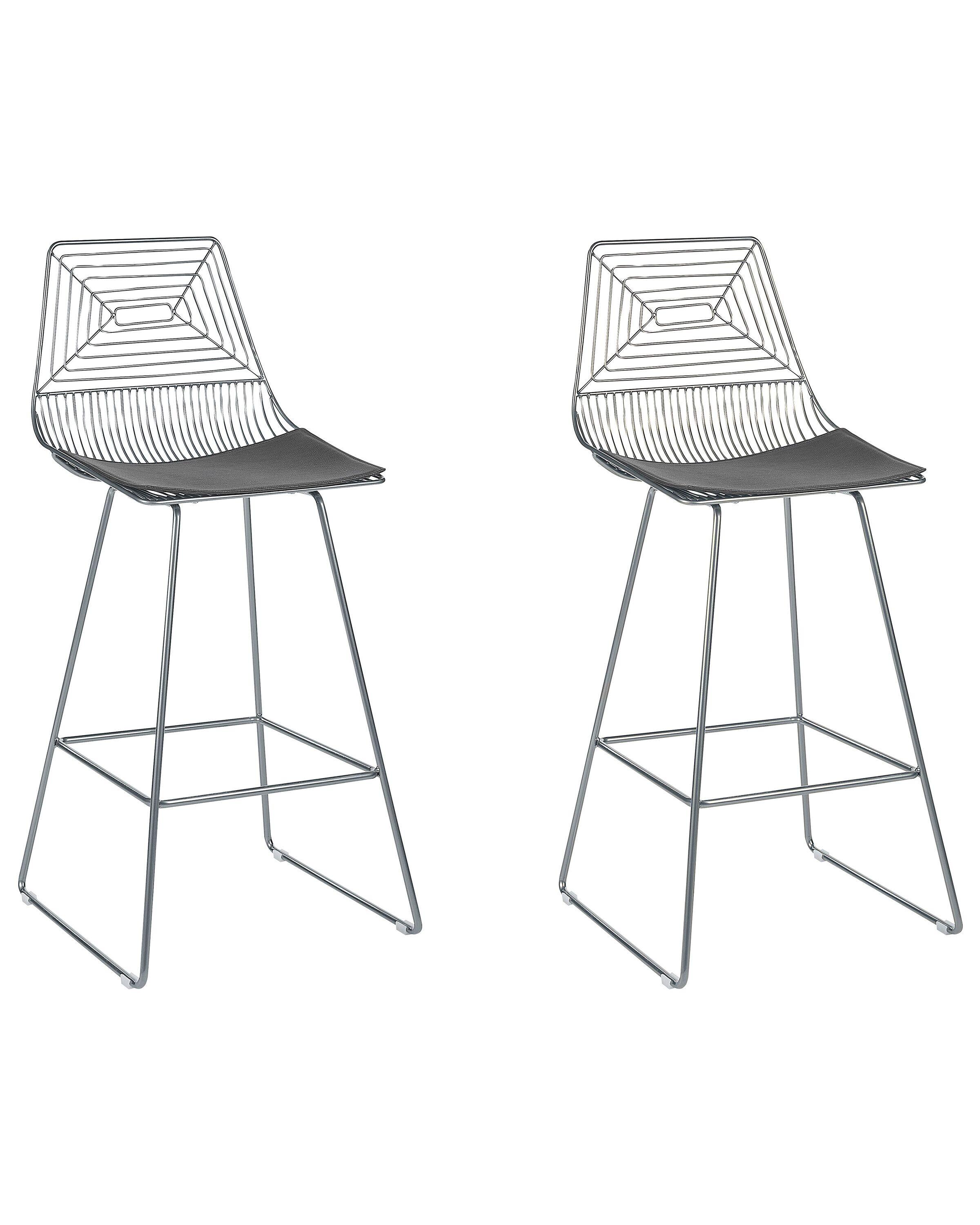 Image of Set mit 2 Stühlen aus Stahl Industriell BISBEE Set mit 2 Stühlen aus Stahl Industriell BISBEE