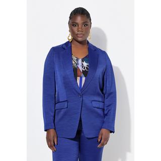 Ulla Popken  Blazer, Struktur, Reverskragen, Knopfverschluss 