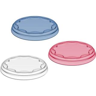 koziol  koziol Freshness lid Bleu, Corail, Gris Plastique Rond Couvercle alimentaire 