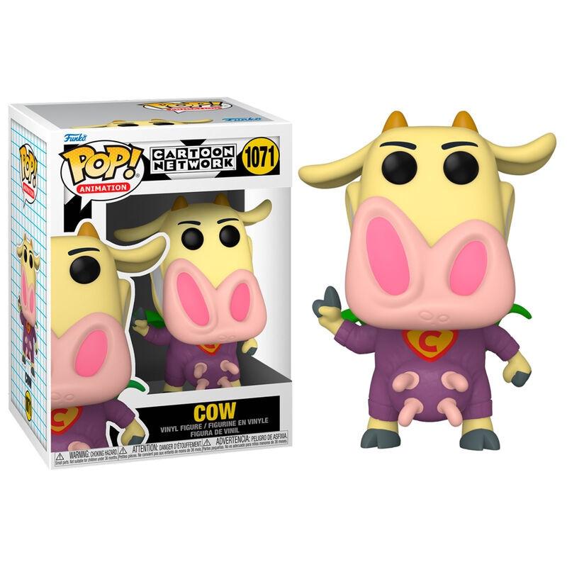 Funko  Figura POP Cartoon Network Mucca e Pollo - Mucca Supereroe 