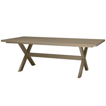 Table de jardin Delta vert/sable 220x105