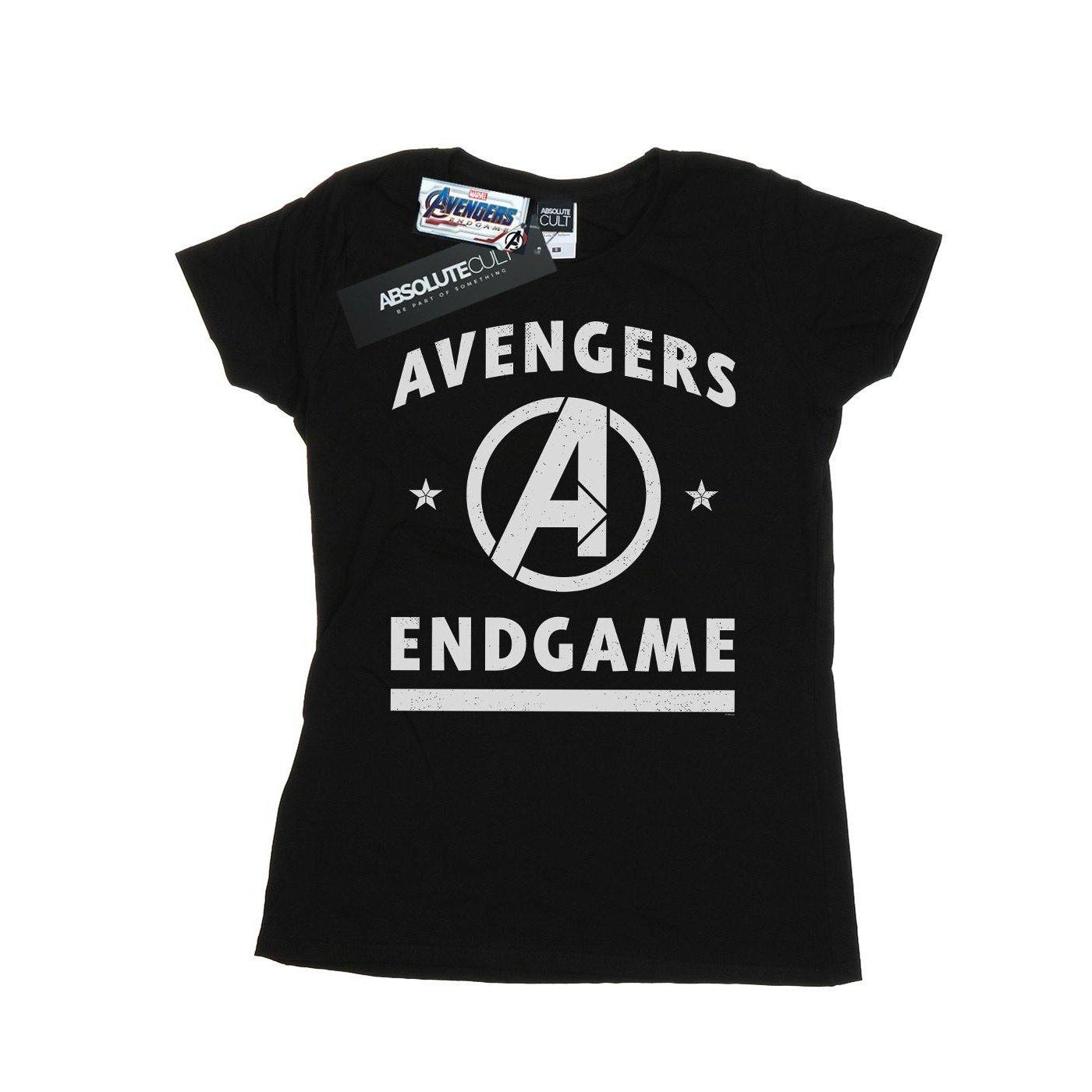 Image of Avengers Endgame Varsity Tshirt Damen Schwarz M